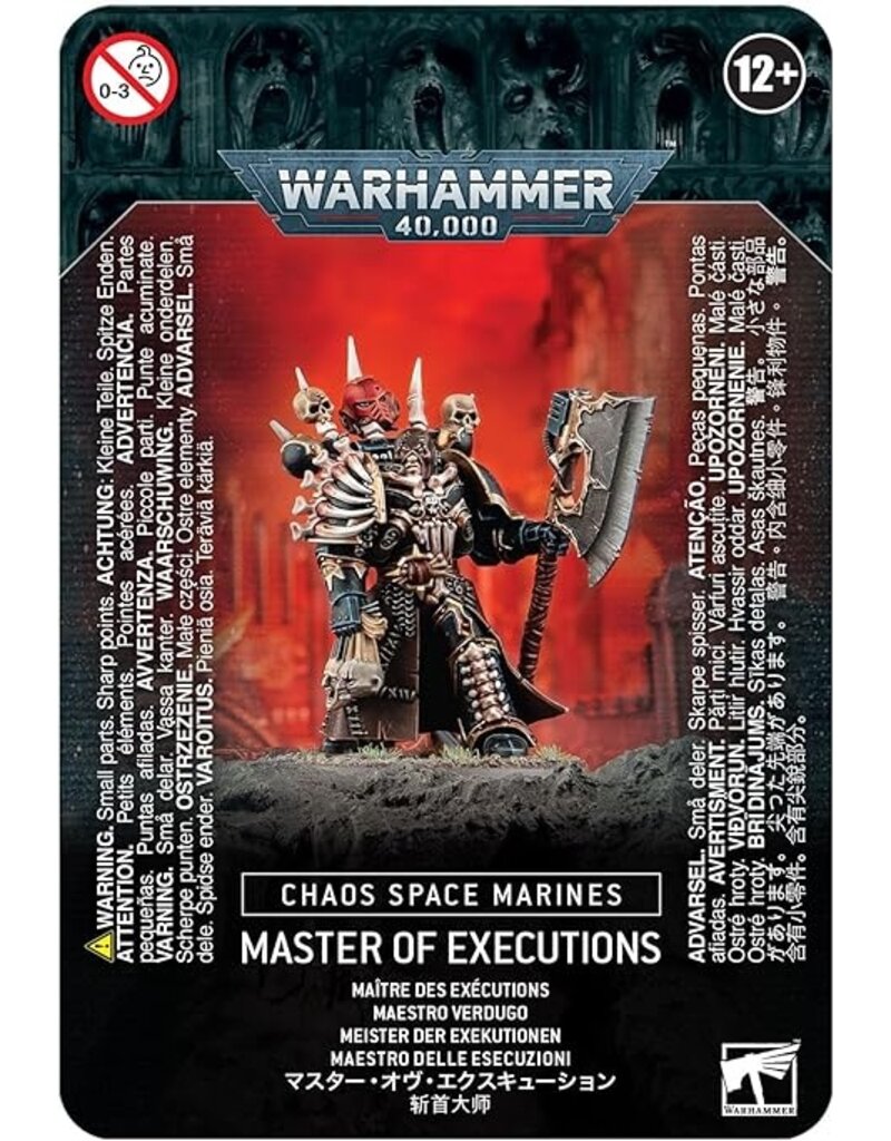Games Workshop WH40k Chaos Space Marines Master of Executions