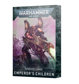 Games Workshop WH40K Emperor's Children - Datacards