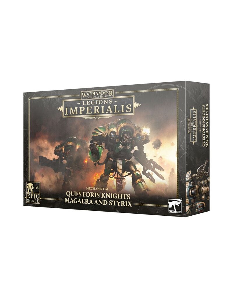 Games Workshop WH40K Legion Imp. Questoris Knights Magaera and Styrix