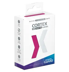 Ultimate Guard UGD Cortex Matte Pink Deck Protector Sleeves 100ct
