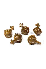 PolyHero Dice PolyHero Cleric 5d4 Hallowed Hand Grenades Merciful Gold