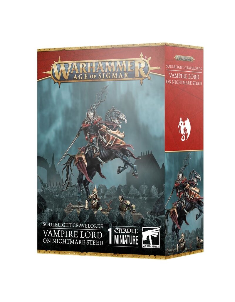 Games Workshop WH40K AoS Vampire Lord on Nightmare Steed