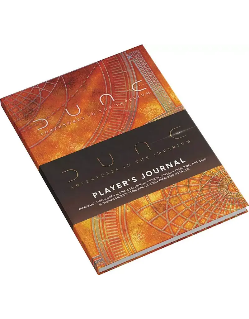 modiphius Dune RPG Player's Journal