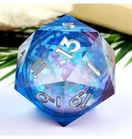Dice Habit Jumbo D20 Dice - Ice Castle