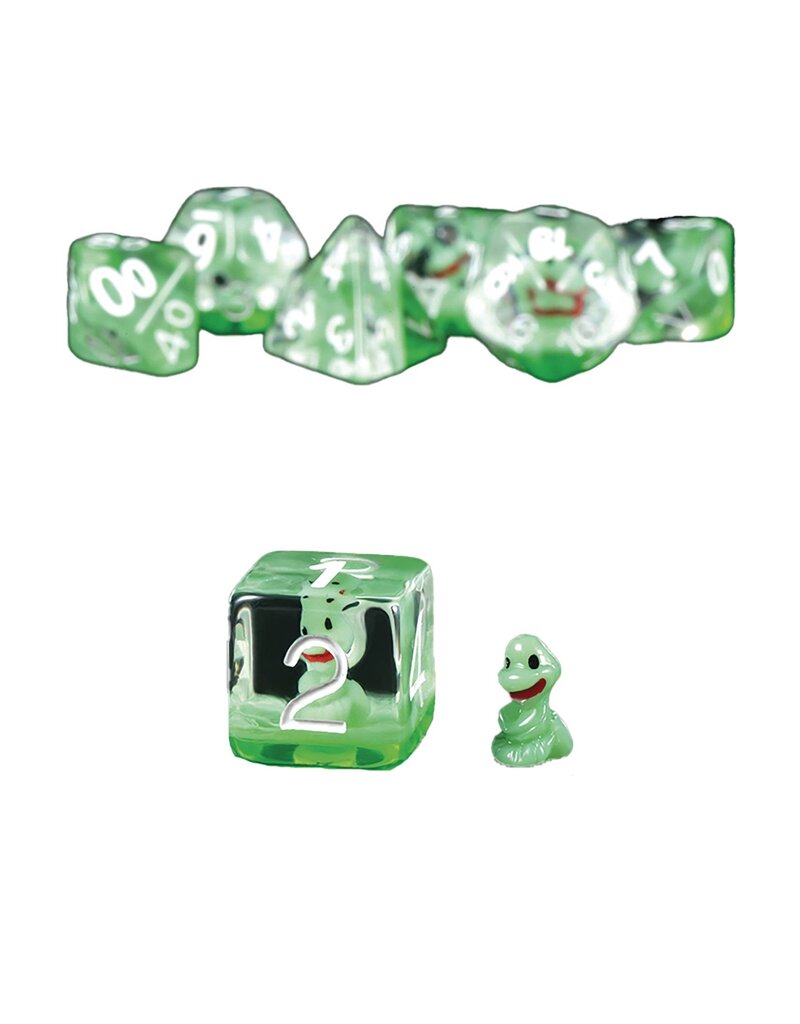 Dice Habit Resin Dice Set (7 Pcs.) - Snake