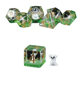 Dice Habit Resin Dice Set (7 Pcs.) - Rave Kitty