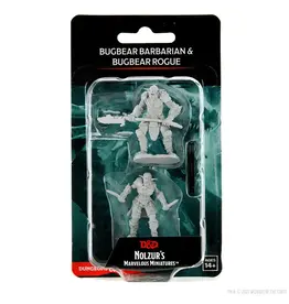 Wizkids D&D Nolzur's - Bugbear Barbarian Male & Bugbear Rogue Female 90311