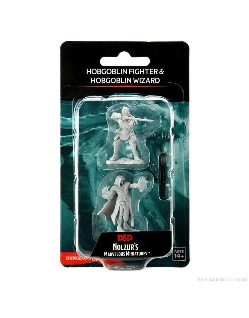 Wizkids D&D Nolzur's - Hobgoblin Fighter Male & Hobgoblin Wizard Female 90310