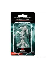 Wizkids D&D Nolzur's - Lizardfolk Barbarian & Lizardfolk Cleric 90308