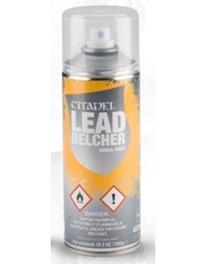 Games Workshop Citadel Colour Lead Belcher Spray Paint