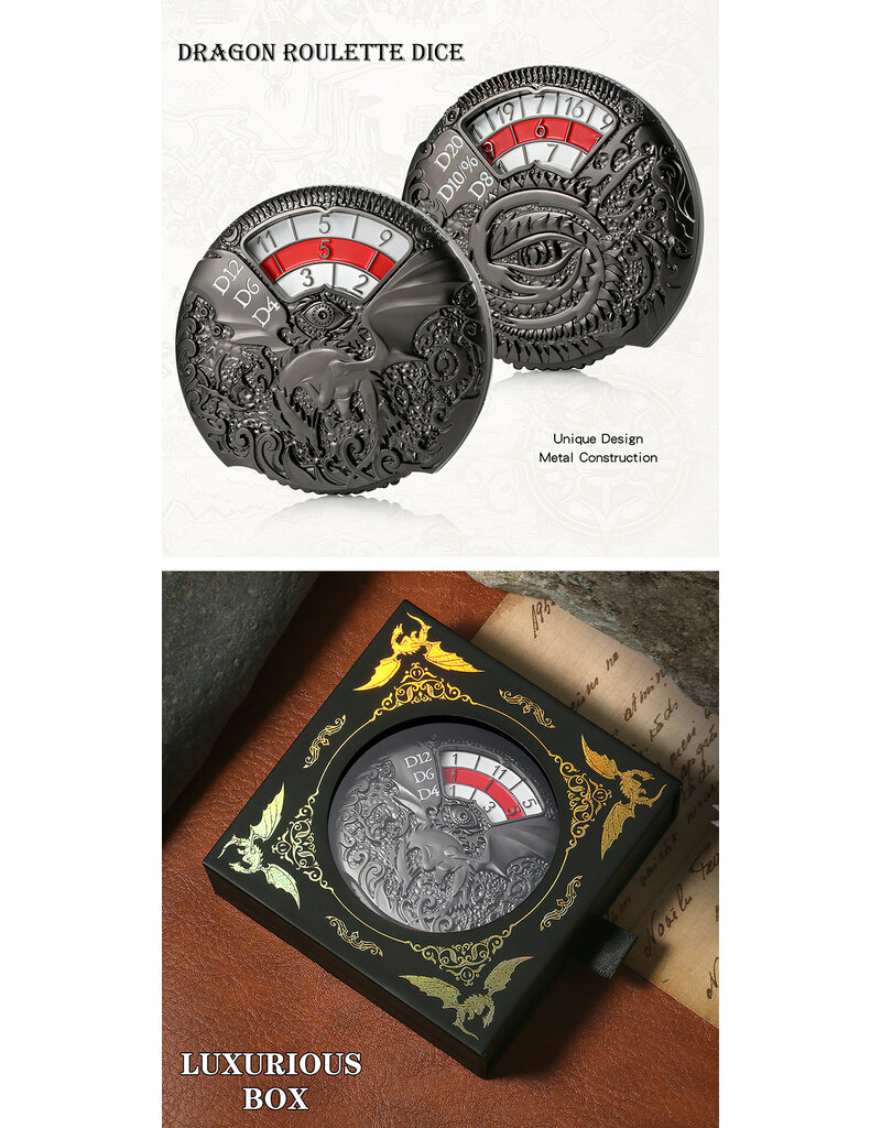 Spinner Dice [Gunmetal]