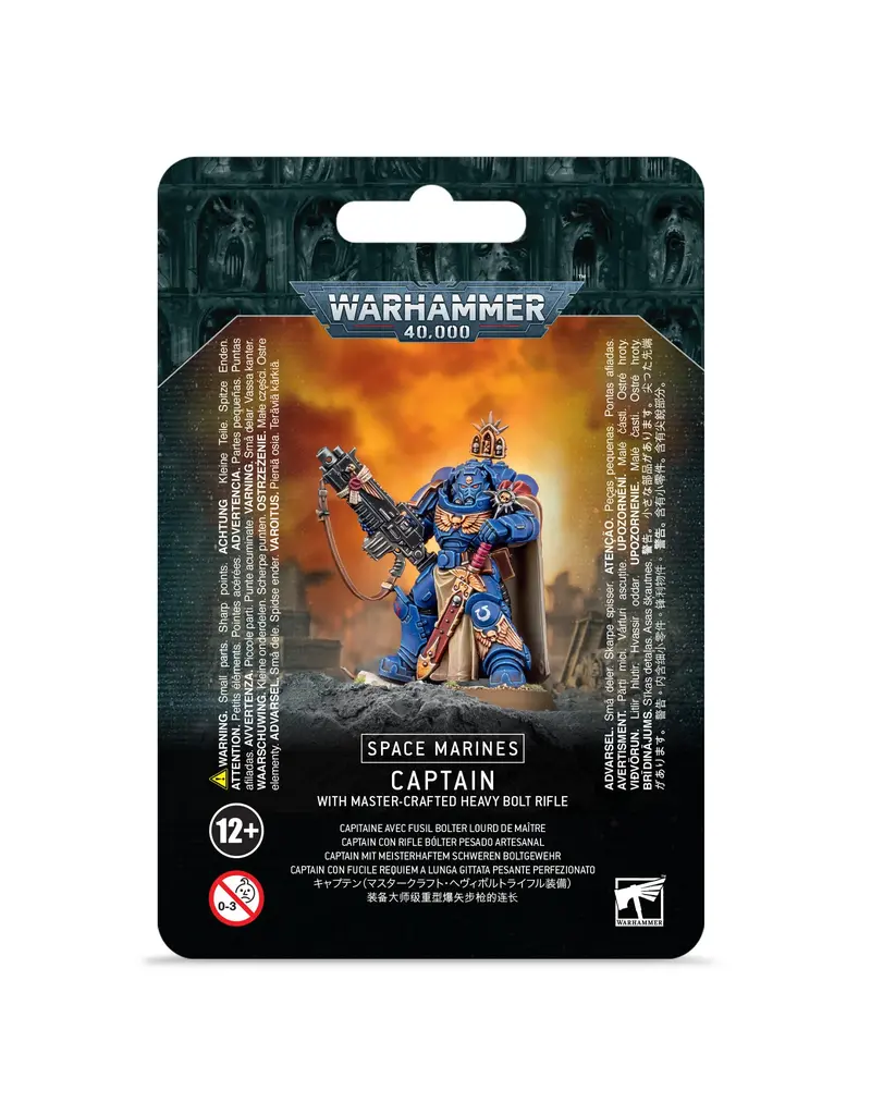 Games Workshop WH40k Space Marines Captain w/ Master-Crafted Bolt Rifle