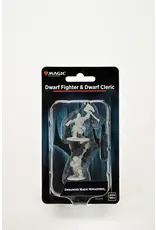 Wizkids MTG Dwarf Fighter & Dwarf Cleric 90276