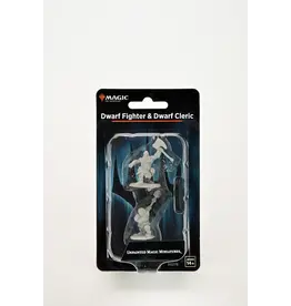Wizkids MTG Dwarf Fighter & Dwarf Cleric 90276