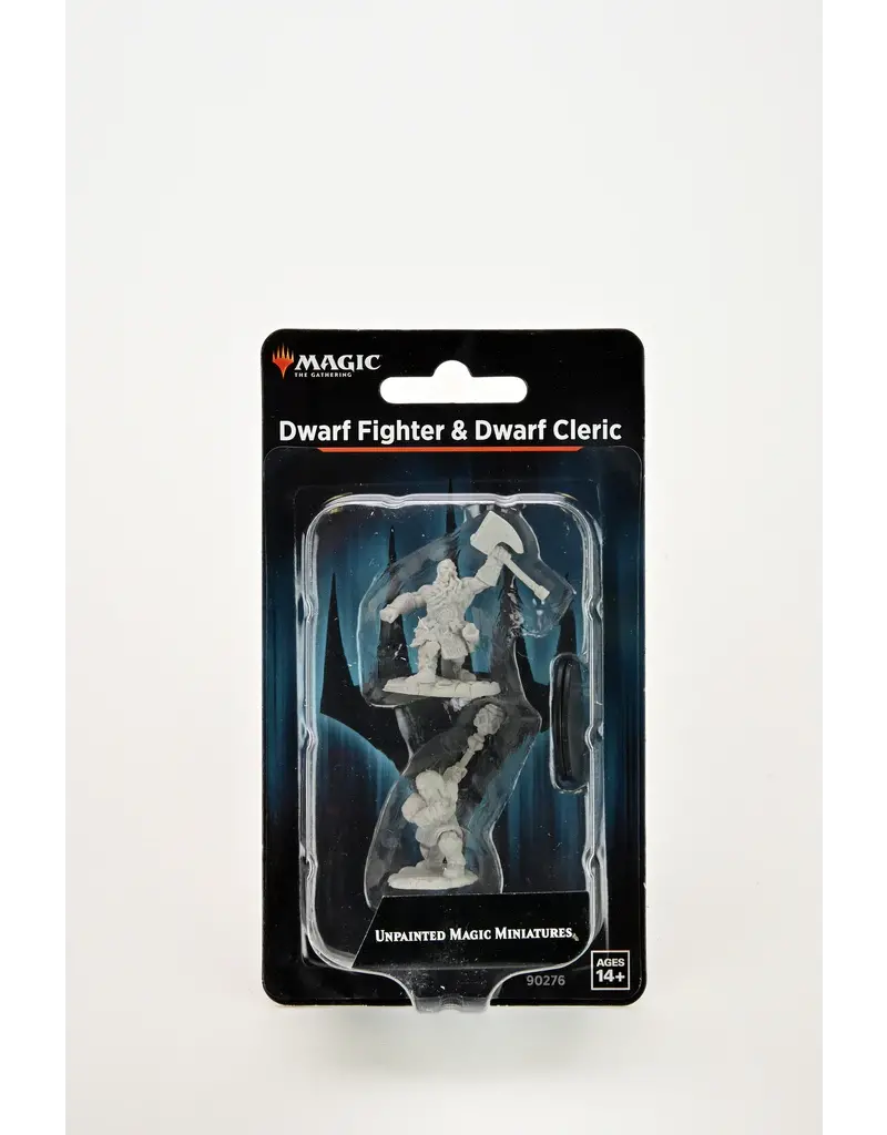Wizkids MTG Dwarf Fighter & Dwarf Cleric 90276