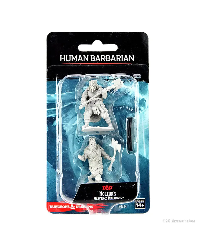 Wizkids D&D Nolzur's - Human Barbarian 90224
