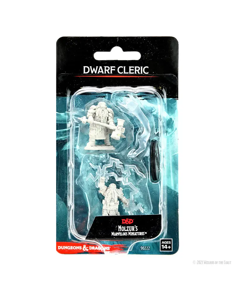 Wizkids D&D Nolzur's - Dwarf Cleric Male 90222