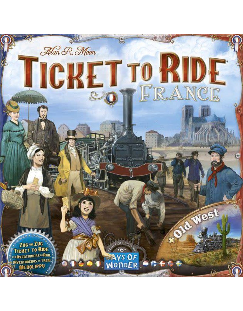 Days of Wonder Ticket to Ride France + Old West