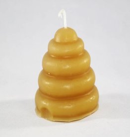 Bee Well Skep Votive Beeswax 2" Candle
