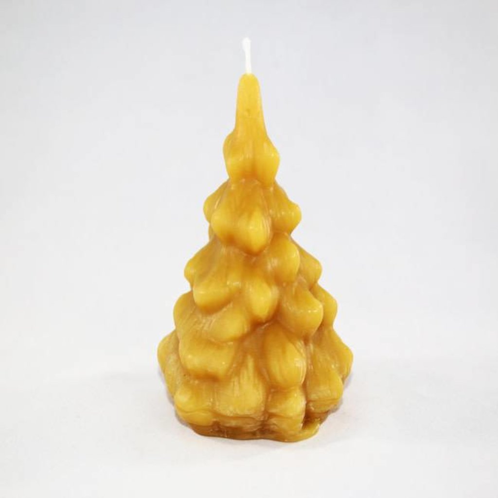 Bee Well Christmas Tree Beeswax Candle
