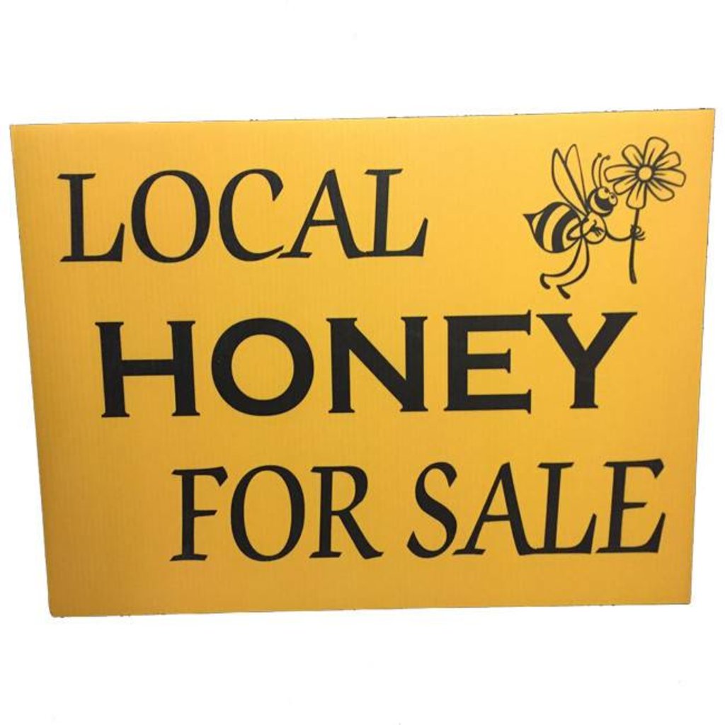 Honey for Sale Sign
