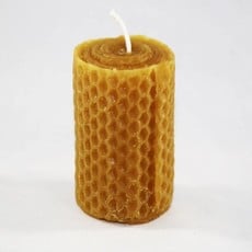 Bee Well Rolled Beeswax Look Votive Candle