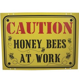 Sign Caution Bees at Work