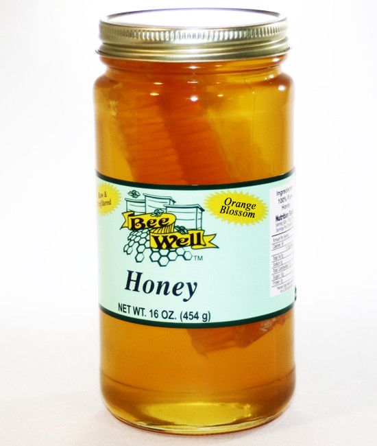 Orange Blossom Honey With Comb Bee Well Honey