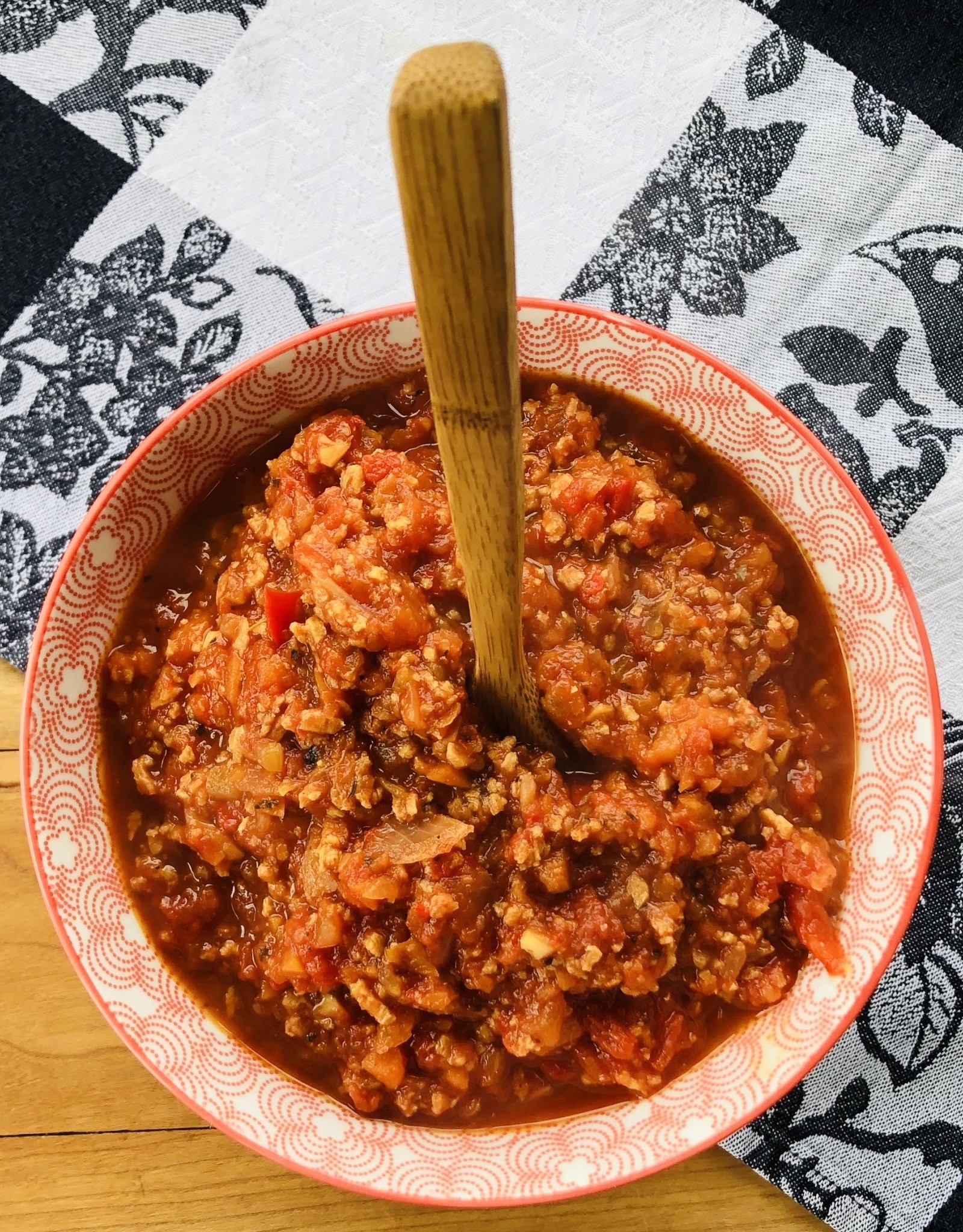 Sauce bolognaise végétarienne