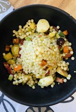 Salade de couscous perlé à l'italienne