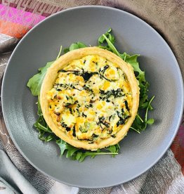 Tarte ouverte aux ricotta et épinards