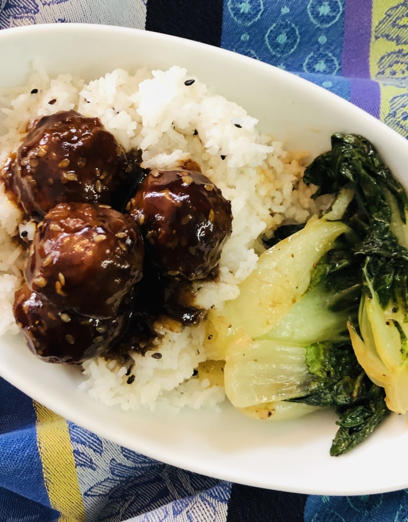 Petites boulettes boeuf-soya-érable