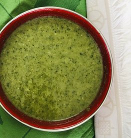 Potage aux légumes verts