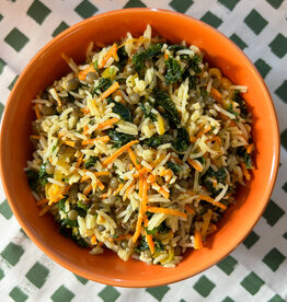 Salade de riz aux lentilles et cajou grillés à l'indienne
