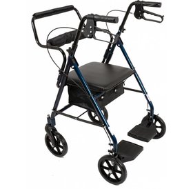 PMI PMI Rollator To Transport Chair Combo, Blue