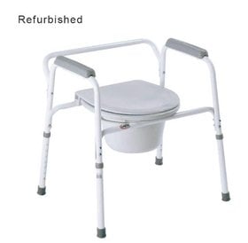 Refurbished Standard Commodes - Fixed Arms