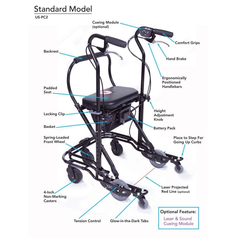 U-Step U-Step II Walking Stabilizer, Standard Model With Seat