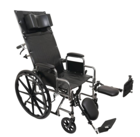 ProBasics Full Reclining Wheelchair, Removable Desk Arms & Elevating Legrests