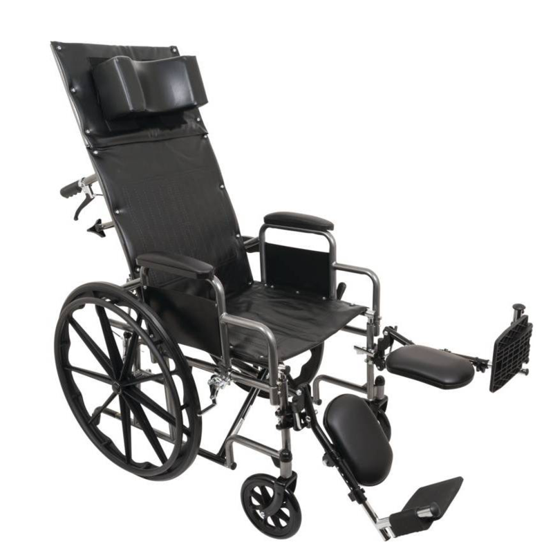 ProBasics Full Reclining Wheelchair, Removable Desk Arms & Elevating Legrests