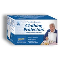 Hermell Napkleen Disposable Adult Bib, Blue, Large, 50pk