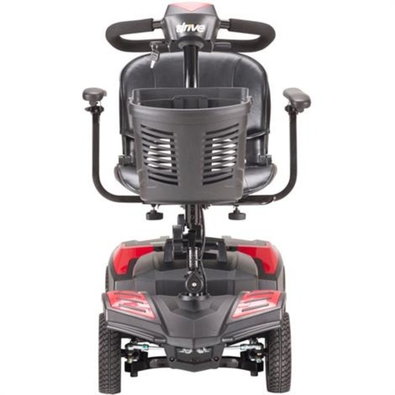 Drive Scout Spitfire Compact Travel Power Scooter, 4 Wheel (Extended