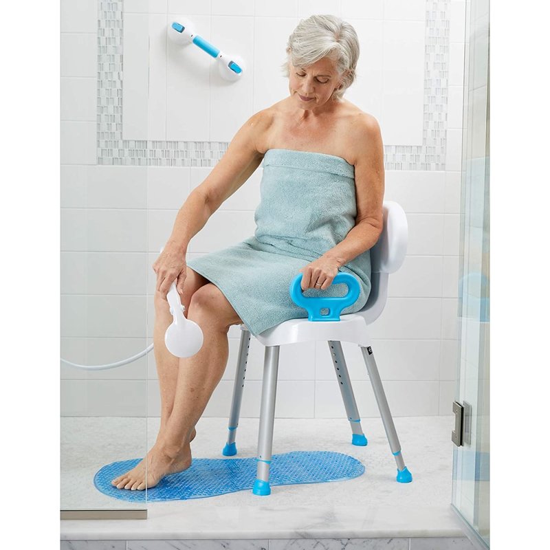 Carex EZ Bath & Shower Chair With Handles