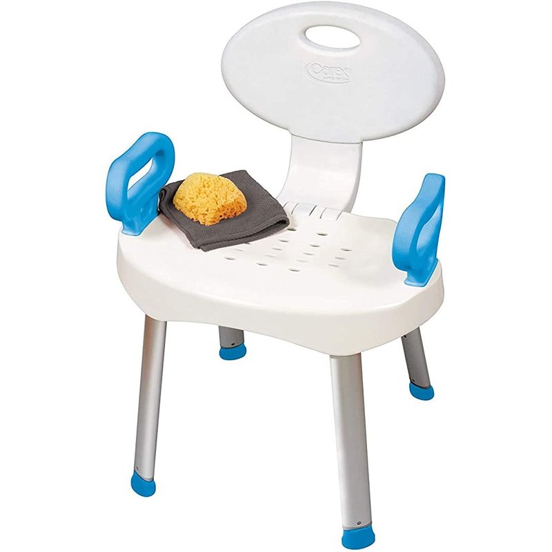 Carex EZ Bath & Shower Chair With Handles