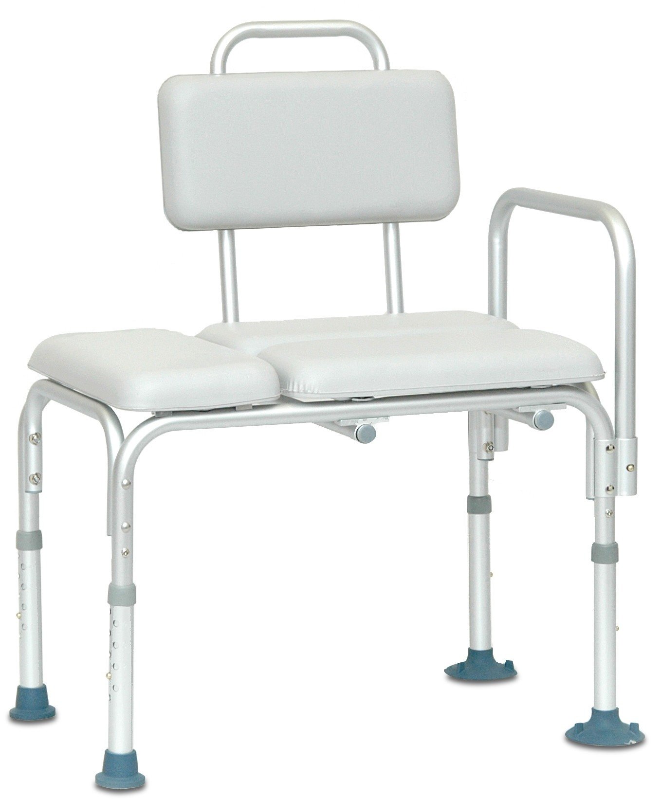 PMI Padded Transfer Bench with Suction Feet Accessibility