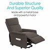 Large Lift Chair With Massage, Sit to Stand Recliner (BROWN)