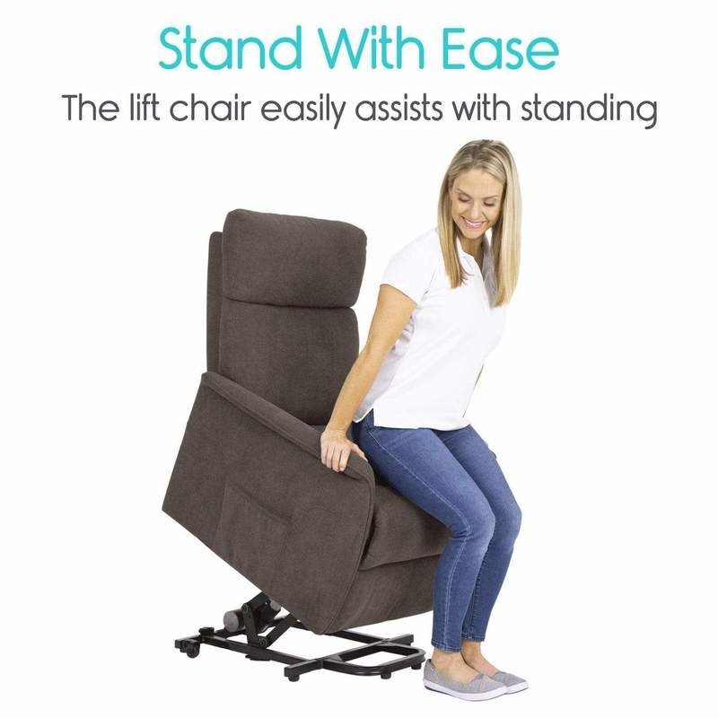 Vive Health Large Lift Chair With Massage, Sit to Stand Recliner