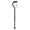 Offset Cane With Strap - Black