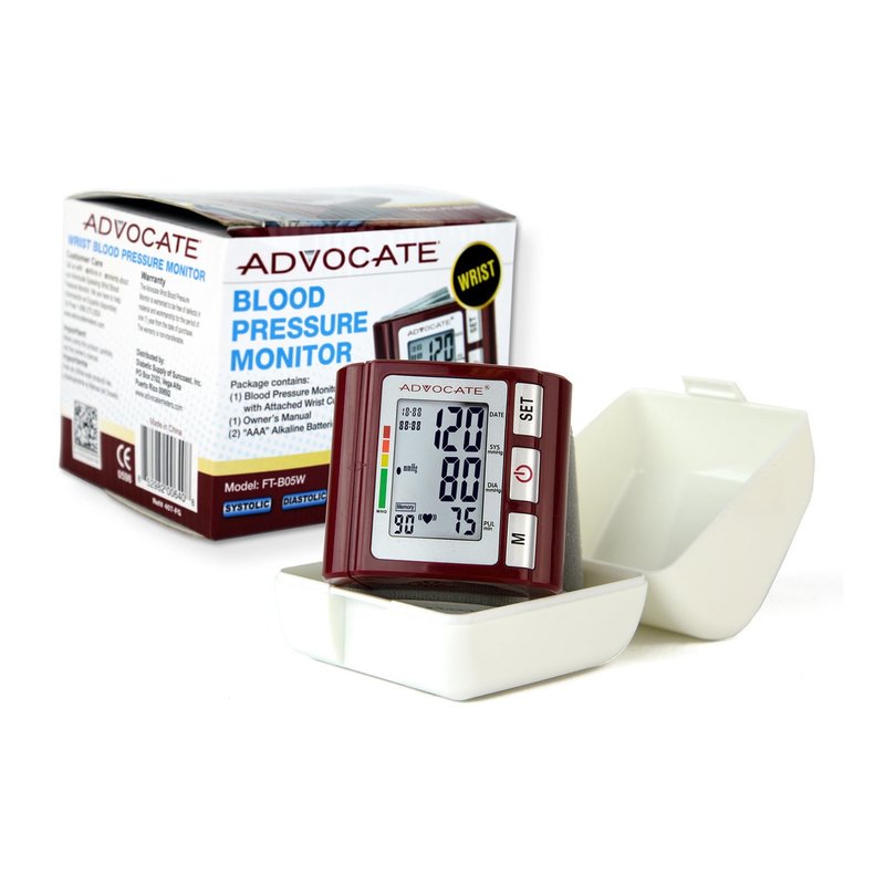 Pharma Advocate® Wrist Blood Pressure Monitor, Model FT-B05W