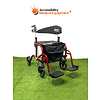 Refurbished Euro Style Transport Wheelchair Rollator Combination