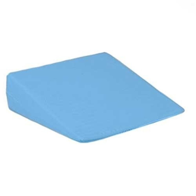 Hermell Products Slant Bed Wedge 23" x 21" x 11" Blue and White, Poly/Cotton